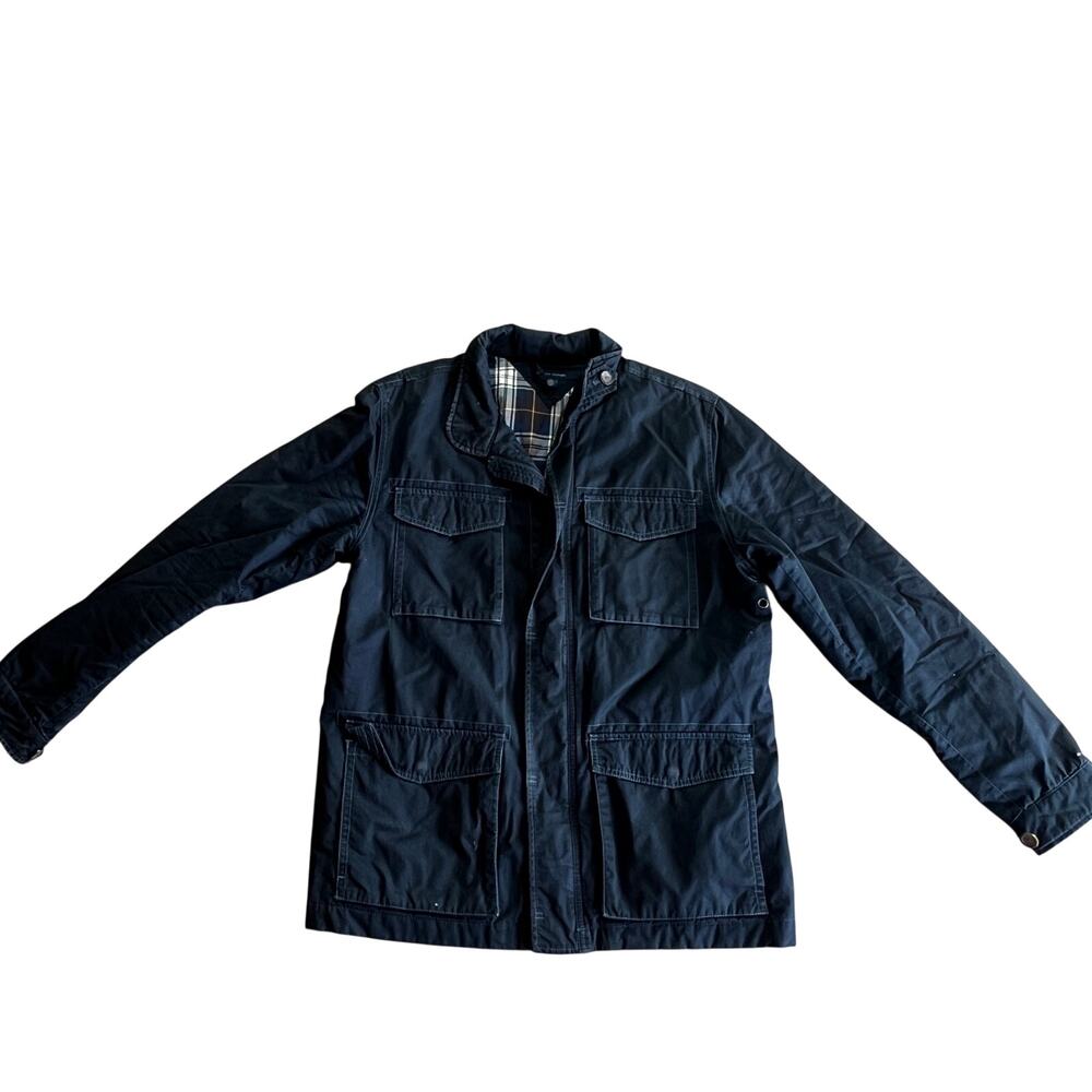 TOMMY HILFIGER Men's Field Utility Jacket Size L In Navy